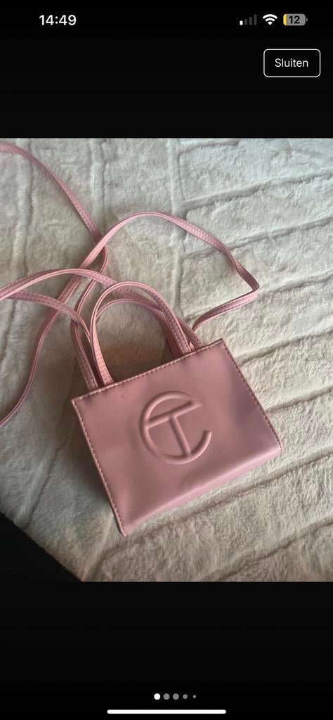 Telfar tas, Ophalen of Verzenden, Zo goed als nieuw, Zwart, Shopper