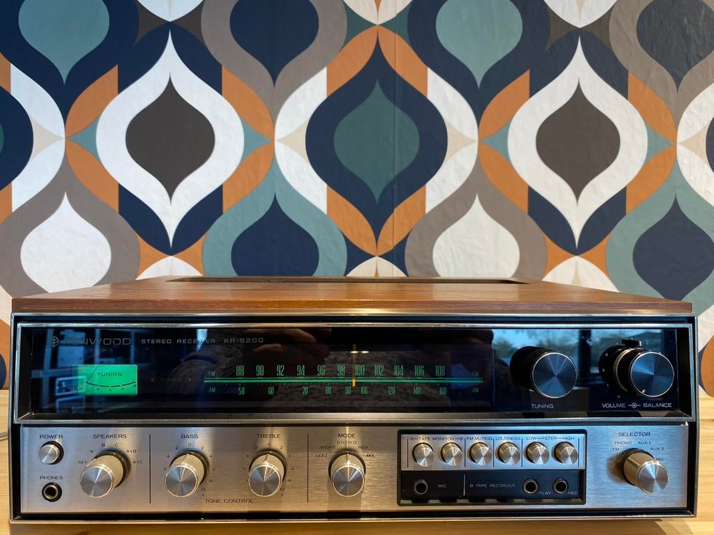 Kenwood KR-5200, gereviseerd, nieuwstaat, 60 dagen garantie, Contact@vintageaudiobreda.nl, Zo goed als nieuw, Kenwood, Bosschendijk 193b, Oudenbosch