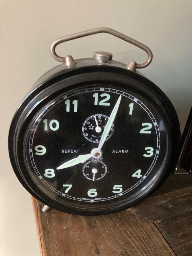 Peter repeat wekker, Ophalen of Verzenden, Wekker of Tafelklok