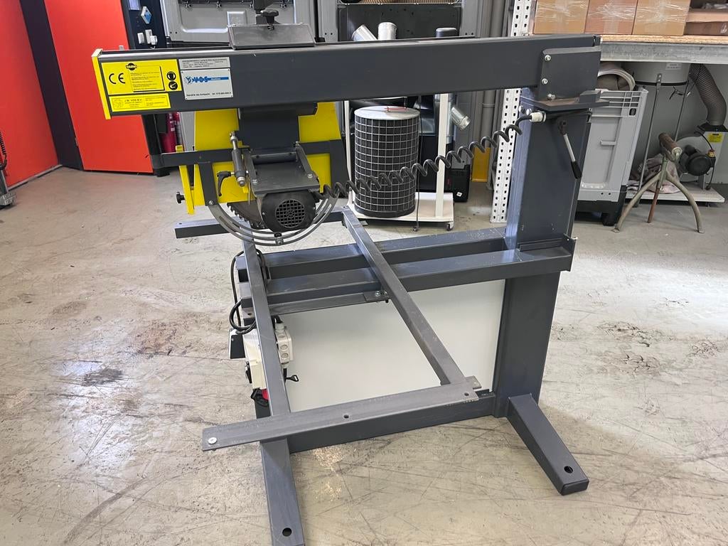 Harwi 625 Radiaal Afkortzaag met Rollenbaan, Ophalen, Harwi, Info@harwi.nl, Deurne