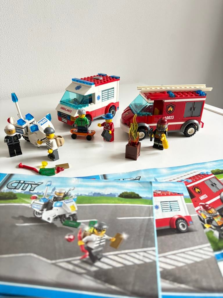 LEGO City 60023 – LEGO City Starter Set (compleet!), Ophalen of Verzenden, Zo goed als nieuw