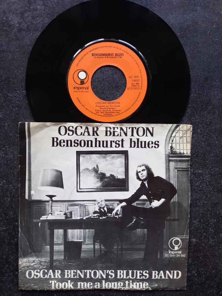 Oscar Benton - Bensonhurst Blues 1973, Gebruikt, 7 inch, Single, Ophalen of Verzenden