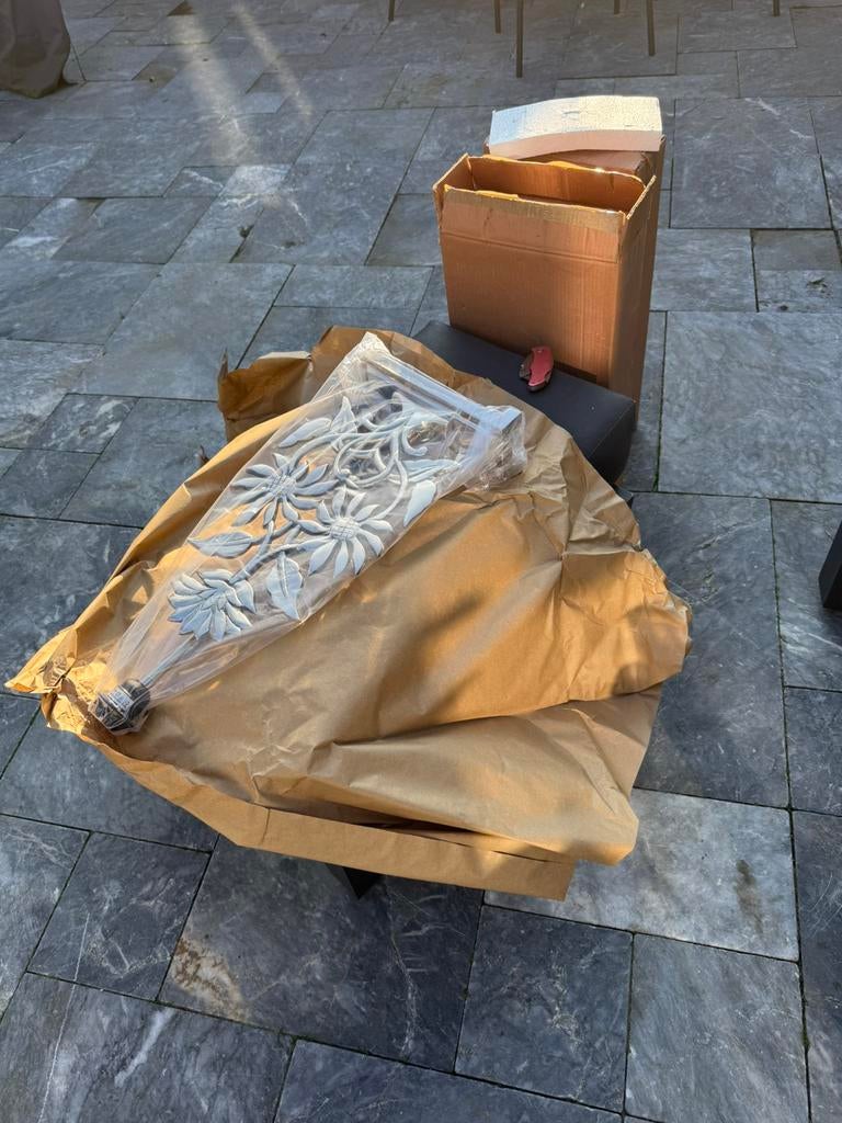 2x Lamp bloemenlamp nikkel fleur lampvoet epns zilver kleur, Ophalen of Verzenden, Zo goed als nieuw, Minder dan 50 cm