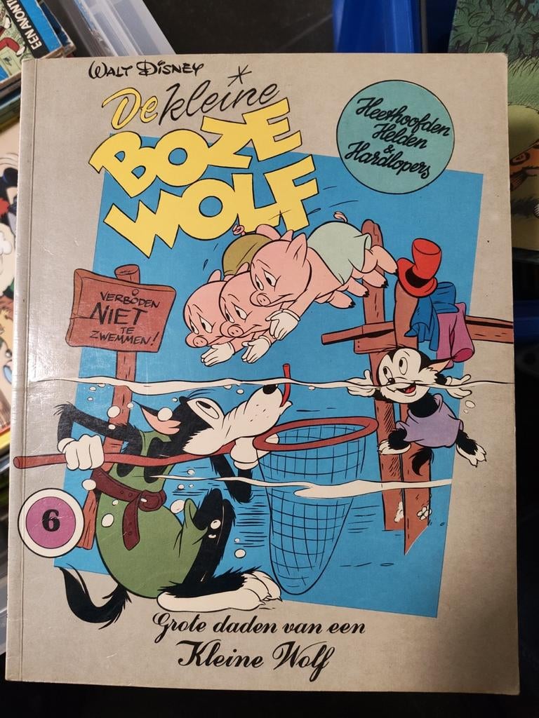 De Kleine Boze Wolf - Klassiek stripboek, Eén stripboek, Ophalen of Verzenden, Gelezen, Walt Disney