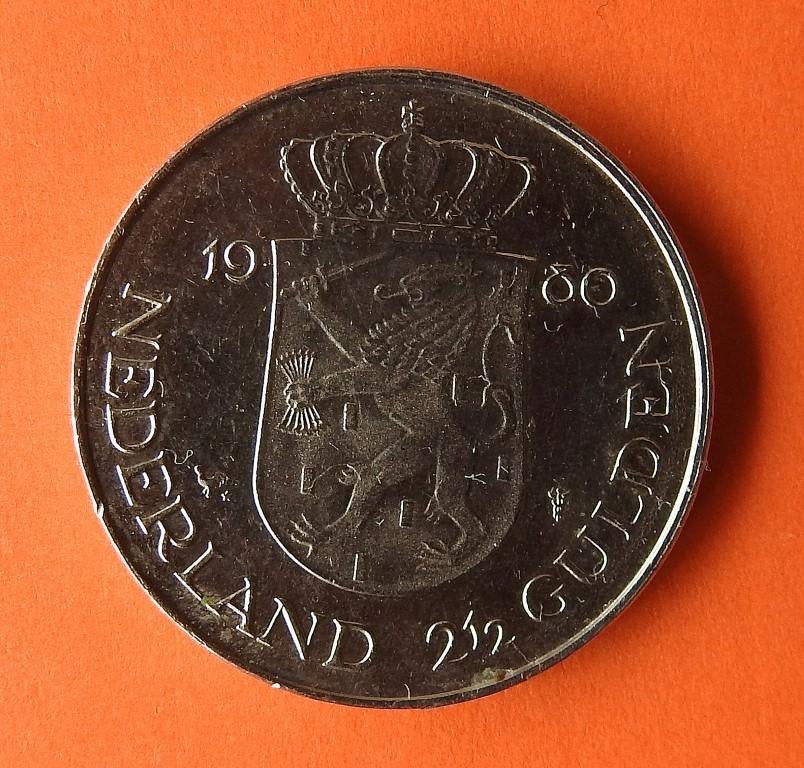 Rijksdaalder 1980  ////, Postzegels en Munten, Munten | Nederland, Verzenden, Koningin Beatrix, 2½ gulden, Losse munt