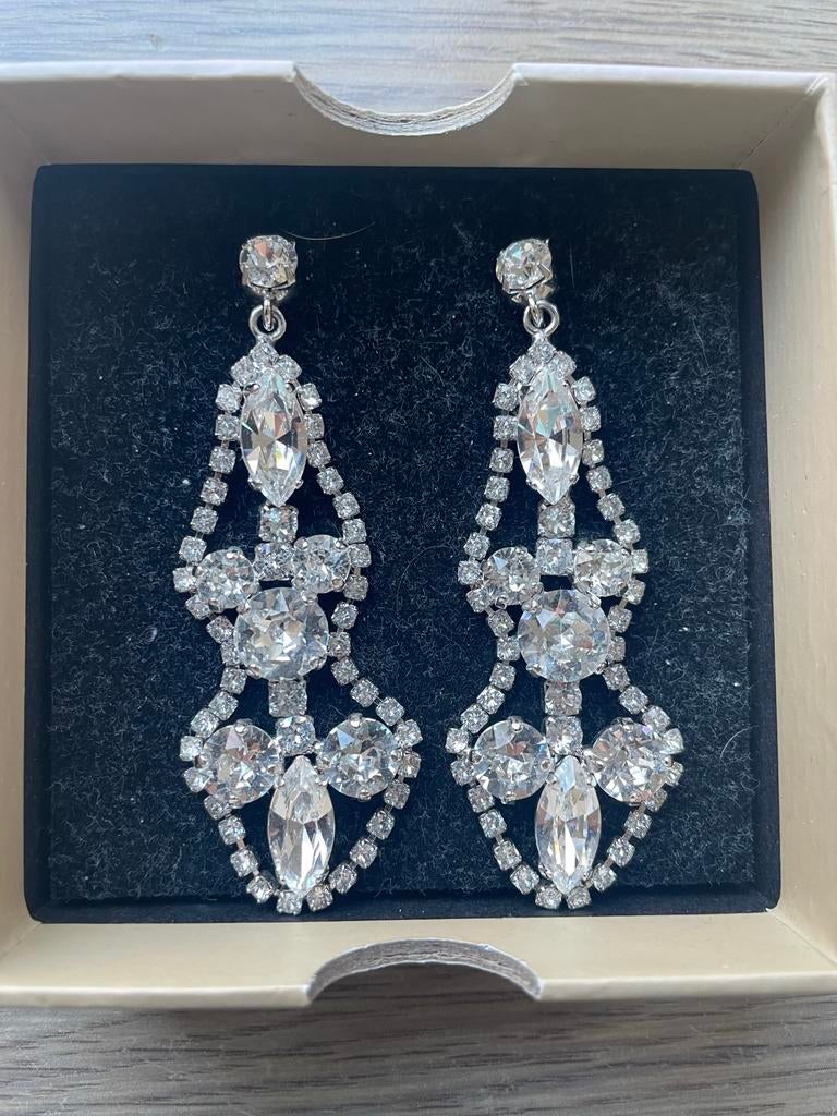 Abrazi Bruidsoorbellen Kristal - 7 cm, Met kristal, Overige materialen, Hangers, Nieuw