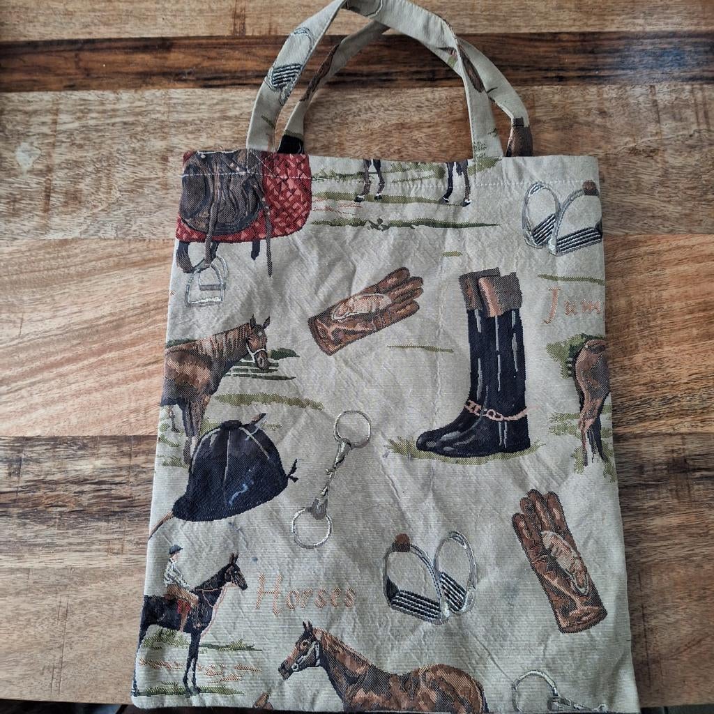 Linnen paardentas in nieuwstaat, Dieren en Toebehoren, Paarden en Pony's | Overige Paardenspullen, Ophalen of Verzenden, Overige soorten