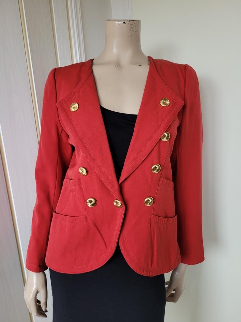 Vintage Gabriella Ceroni Jasje maat 36 jaren 60, Kleding | Dames, Ophalen of Verzenden, Zo goed als nieuw, Jasje, Maat 36 (S)
