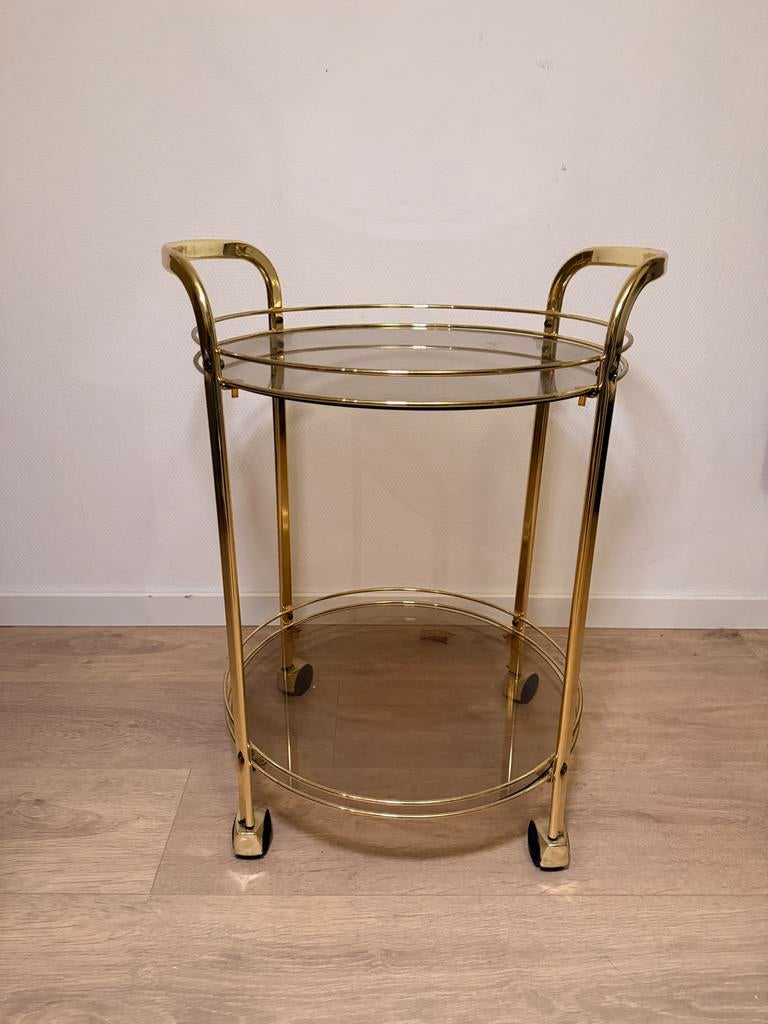 Vintage Gouden Dranken Trolley - Must-have!, Ophalen, Zo goed als nieuw