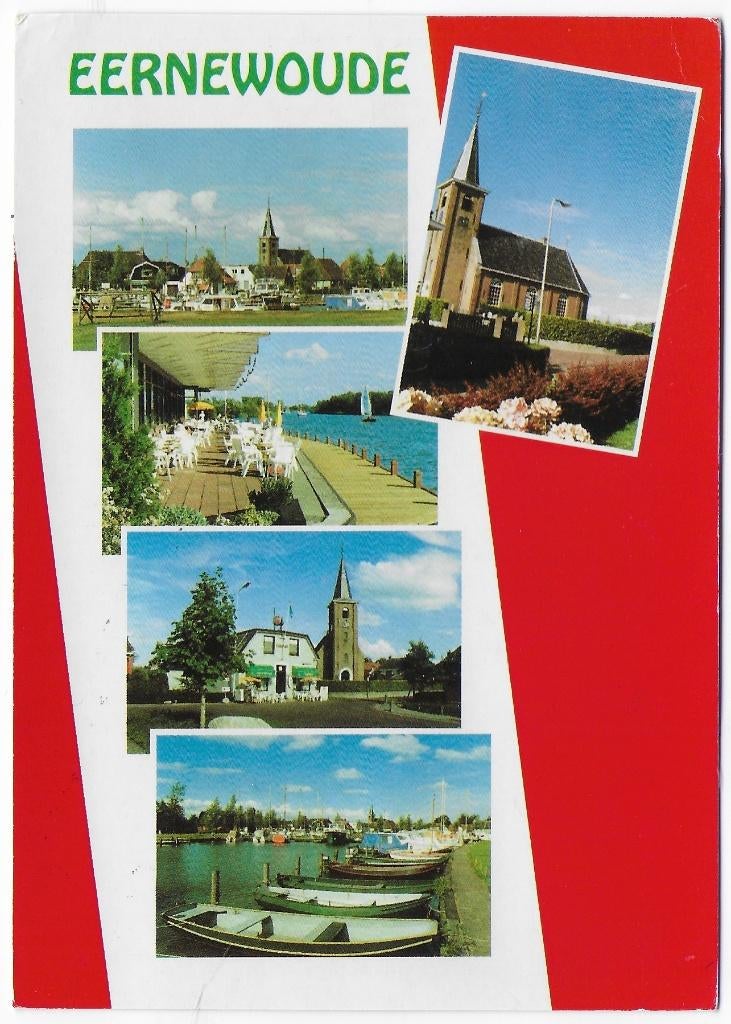 Eernewoude gelopen Ansichtkaart ( B2622 ), Verzenden, 1980 tot heden, Gelopen