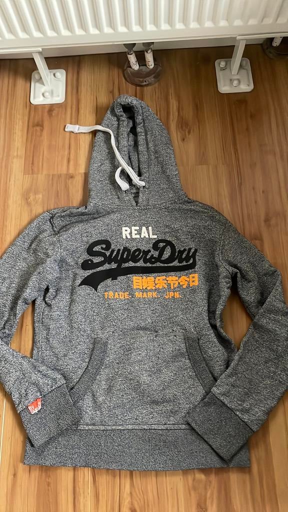 Superdry hoody maat 3, Ophalen of Verzenden, Gedragen, Maat 46 (S) of kleiner, Grijs