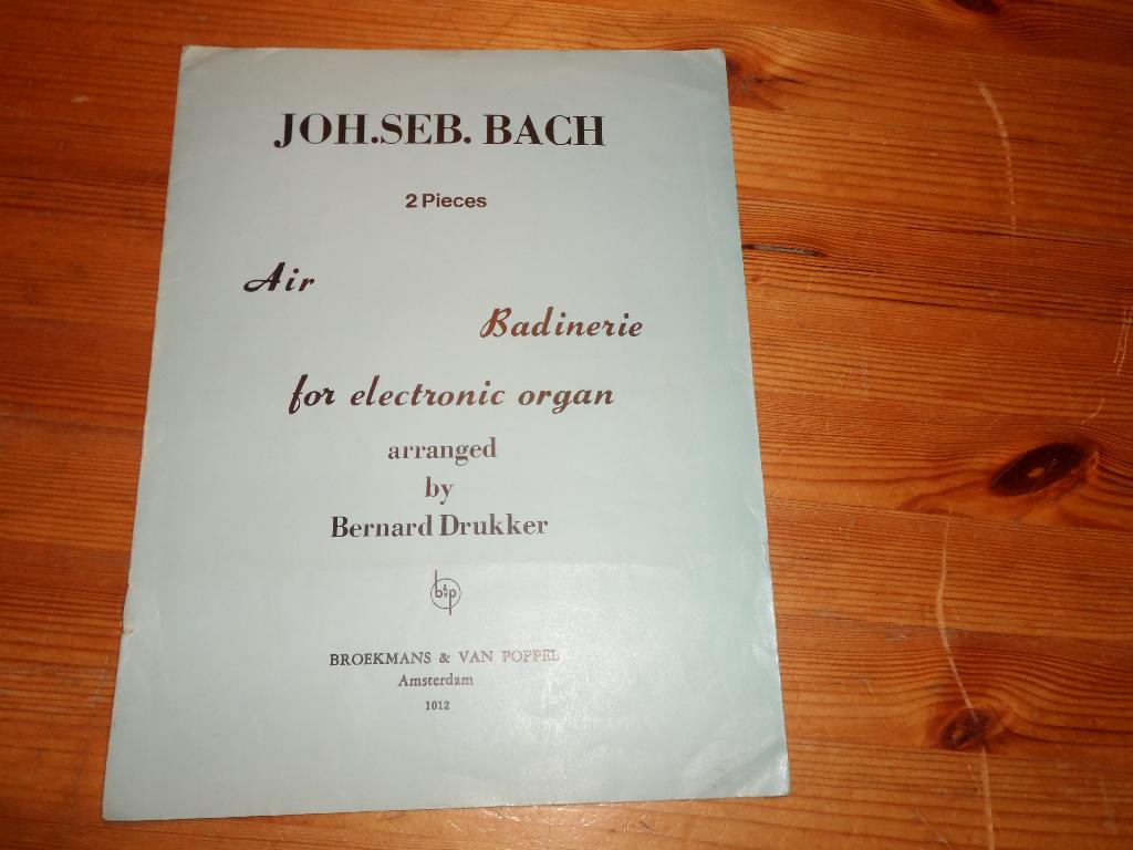 Bach - Air / Badinerie, Orgel, Gebruikt, Klassiek, Ophalen of Verzenden