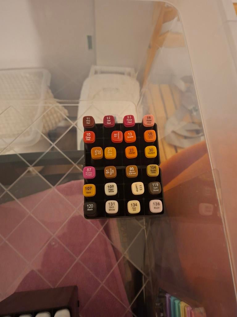 Twin Markers en Aquamarkers Set, Hobby en Vrije tijd, Tekenen, Ophalen of Verzenden, Zo goed als nieuw, Potlood of Stift