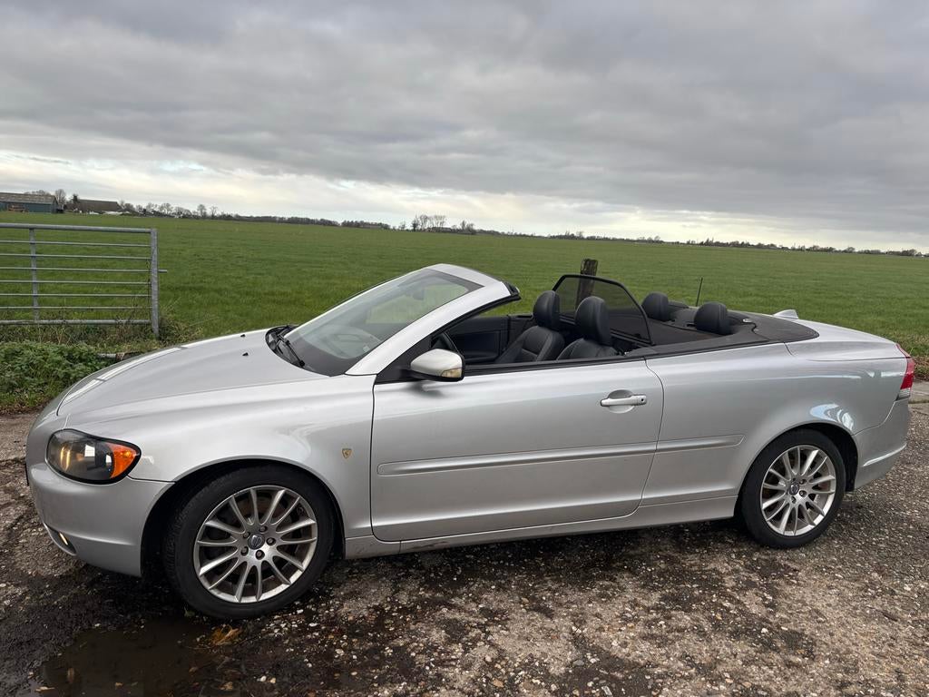 Volvo C70 2.4 T Convertible 2006 Grijs handgeschakeld, Voorwielaandrijving, Euro 5, C70, Zwart