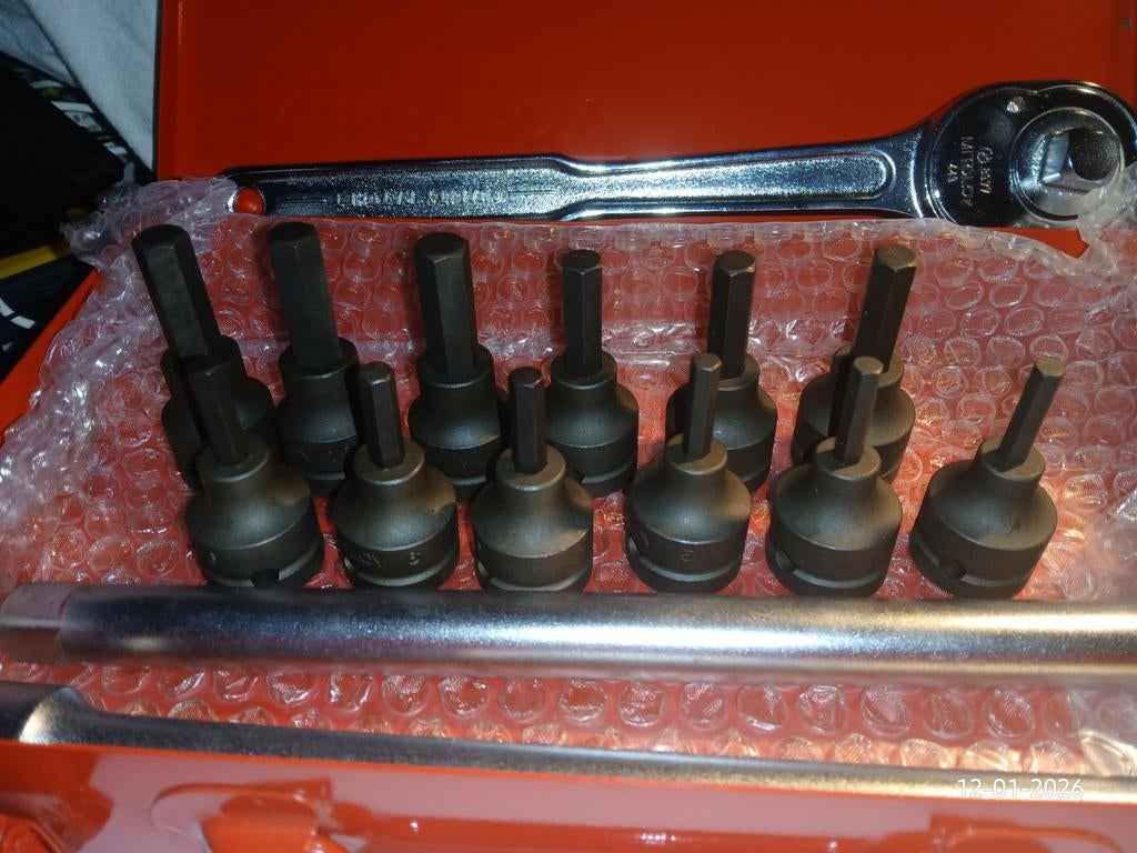 Mitoloy inbus krachtdoppenset  3x5/3x6/3x8/3x10 mm, Doe-het-zelf en Verbouw, Gereedschap | Handgereedschap, Ophalen of Verzenden