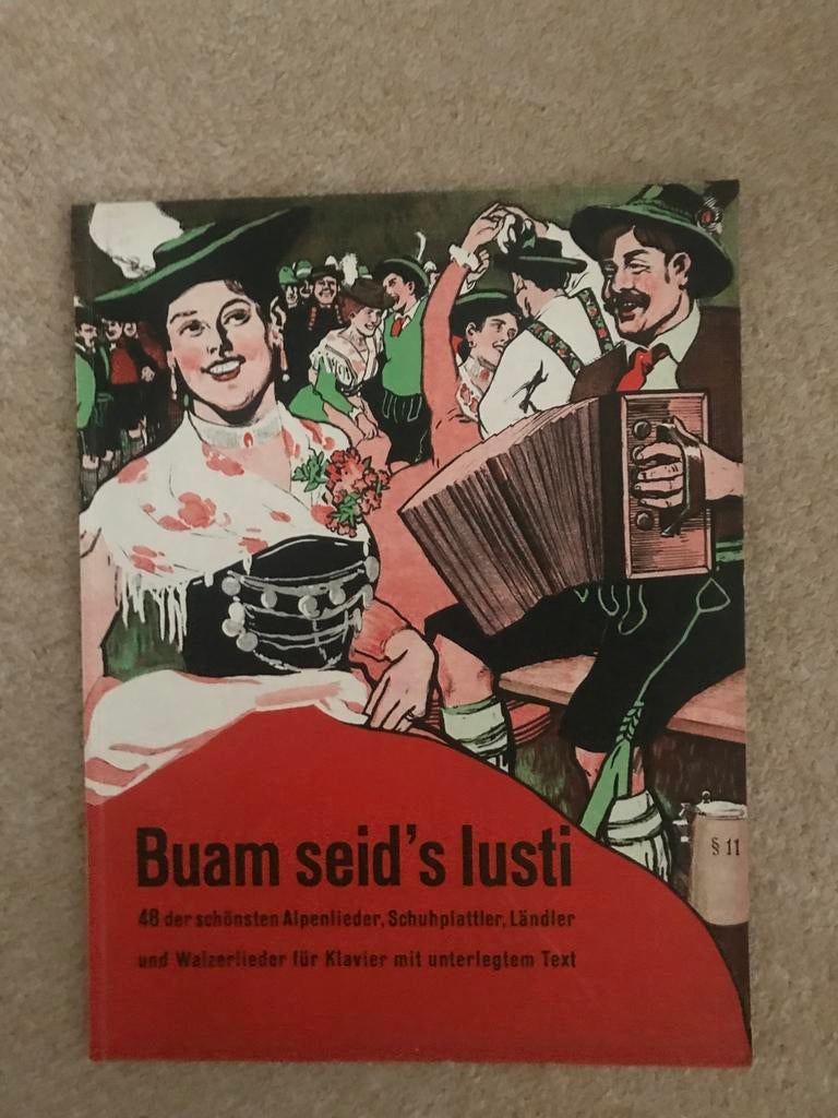 Seemannslieder, Alpenlieder, Schuhplattler, 1912, perfect!, Ophalen of Verzenden