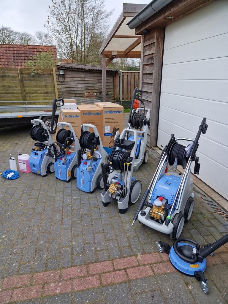 Nieuwe Kranzle hogedrukreinigers zoals K1050  K1152 895-1, Nieuw, Ophalen of Verzenden, Met regelbare waterdruk, Kranzle
