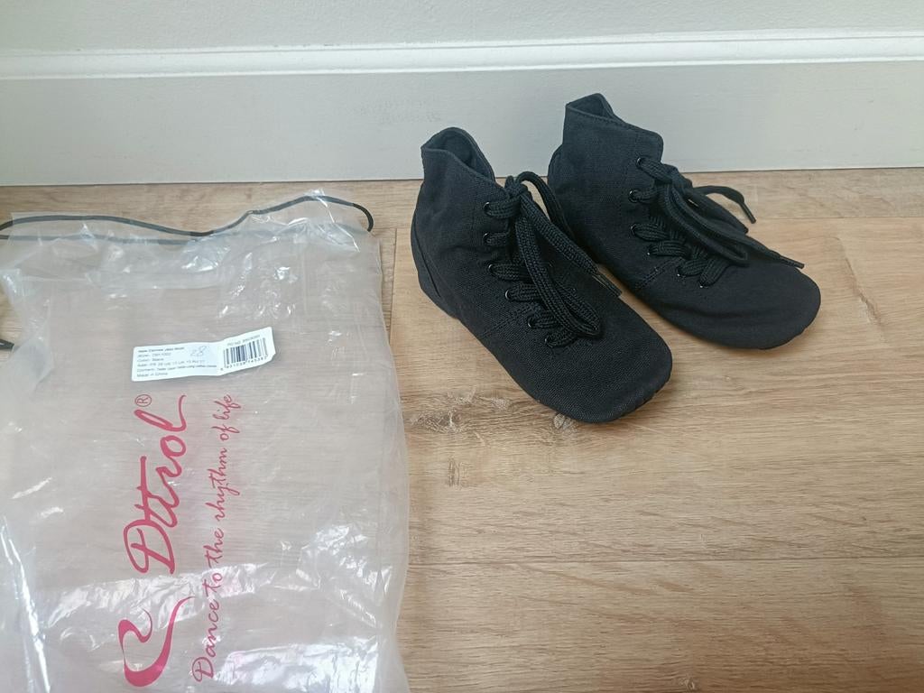 Dttrol d0011002 canvas jazz ballet dans schoen zwart Nieuw, Sport en Fitness, Dansen, Ophalen of Verzenden, Nieuw, Schoenen