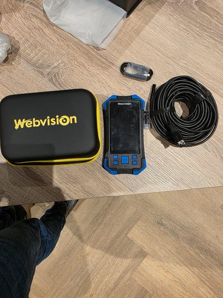 Webvision Endoscoop Inspectiecamera - FHD Triple Lens -, Doe-het-zelf en Verbouw, Meetapparatuur, Ophalen of Verzenden, Zo goed als nieuw