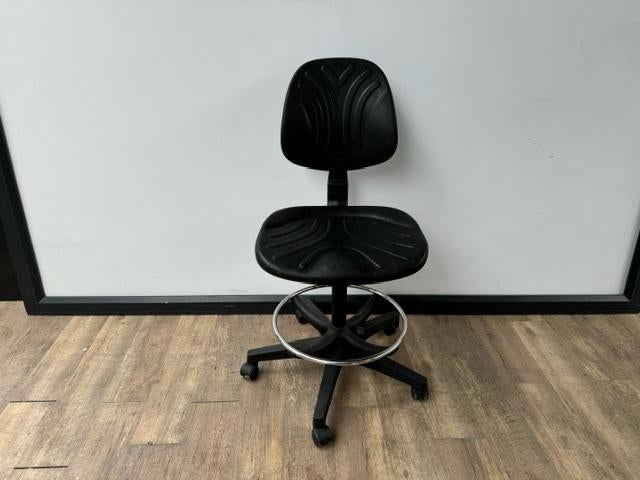 Werkplaatsstoel kunststof inclusief hoge veer, Ophalen of Verzenden, Wit, Bureaukruk