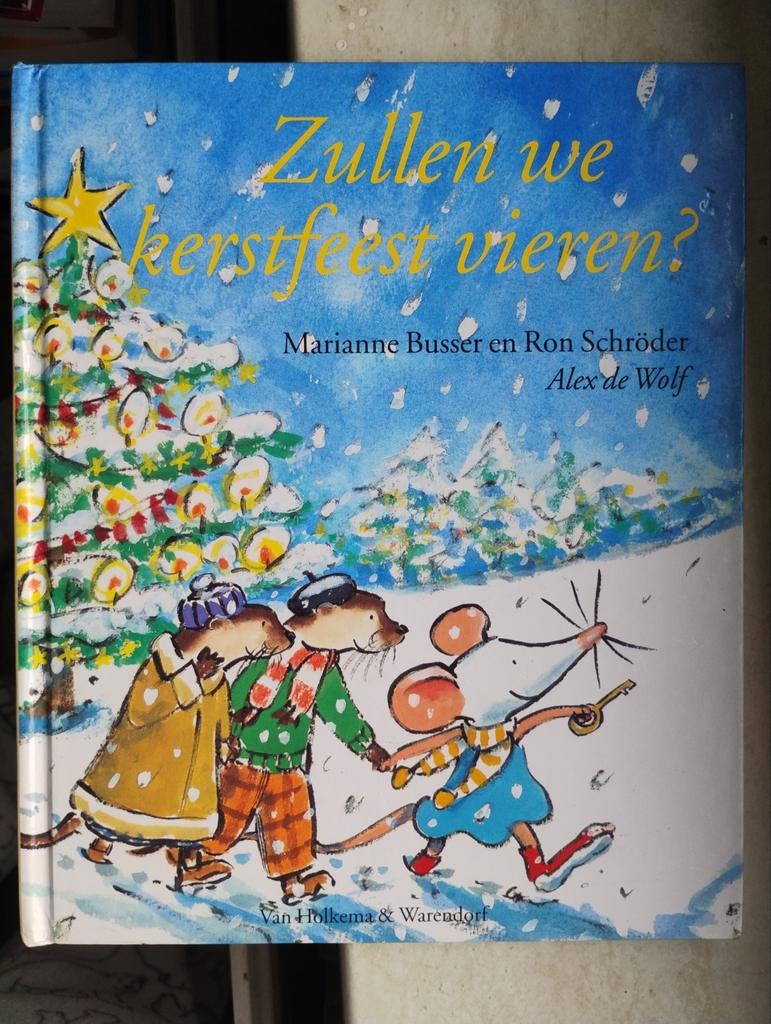 Zullen we kerstfeest vieren? - Marianne Busser, Marianne Busser & Ron Schröder, Ophalen of Verzenden, Zo goed als nieuw, Sprookjes