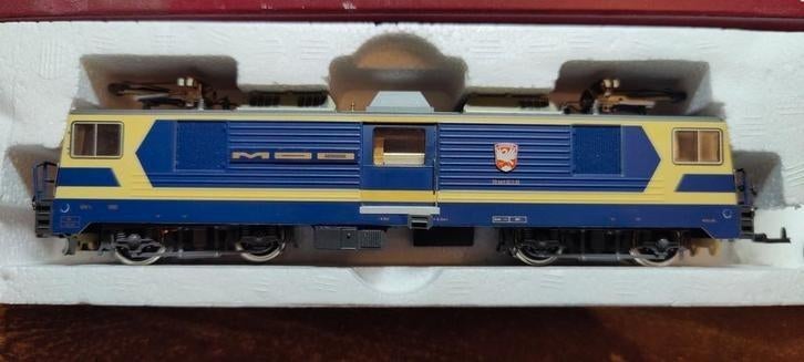 Bemo H0m smalspoor Lokomotief GDe 4/4 nr. 6001-6004 MOB, Overige merken, Ophalen of Verzenden, Zo goed als nieuw, Analoog