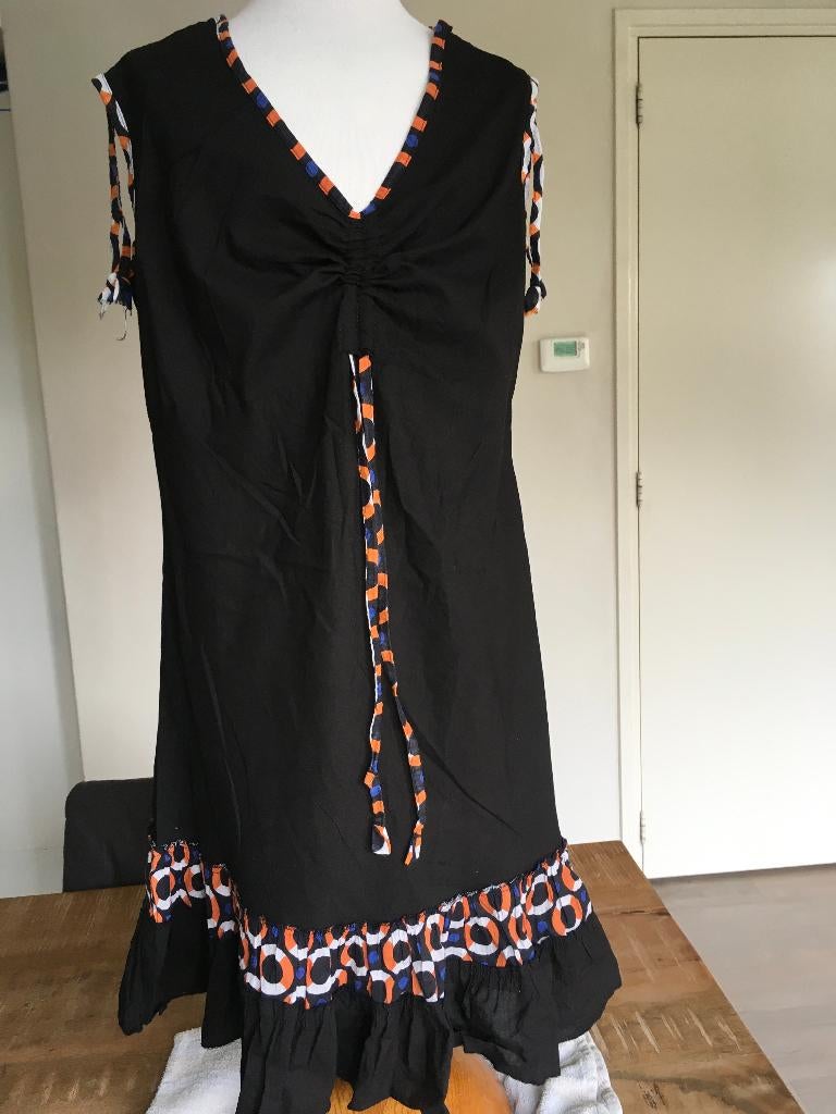 H.H.G. spaans jurkje NIEUW maat L zwart boven knie WQ, Kleding | Dames, Zwart, Maat 42/44 (L), Nieuw, Ophalen of Verzenden