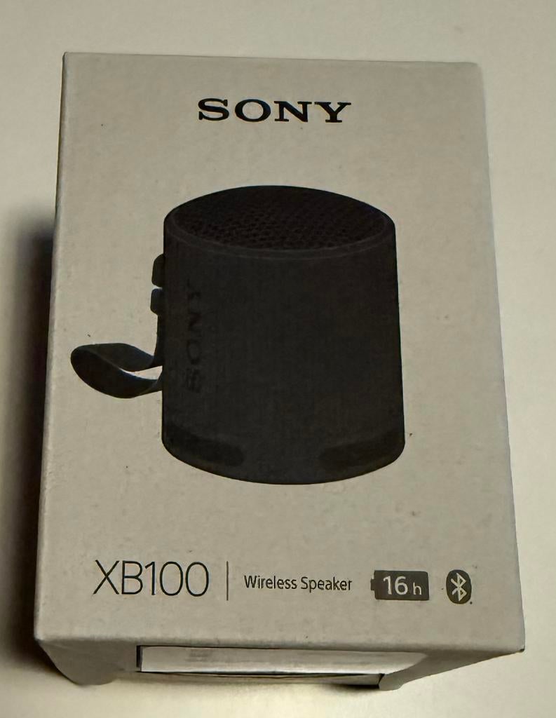 Sony SRS-XB100 draadloze speaker zwart NIEUW!!!, Overige typen, Nieuw, Ophalen of Verzenden, Sony