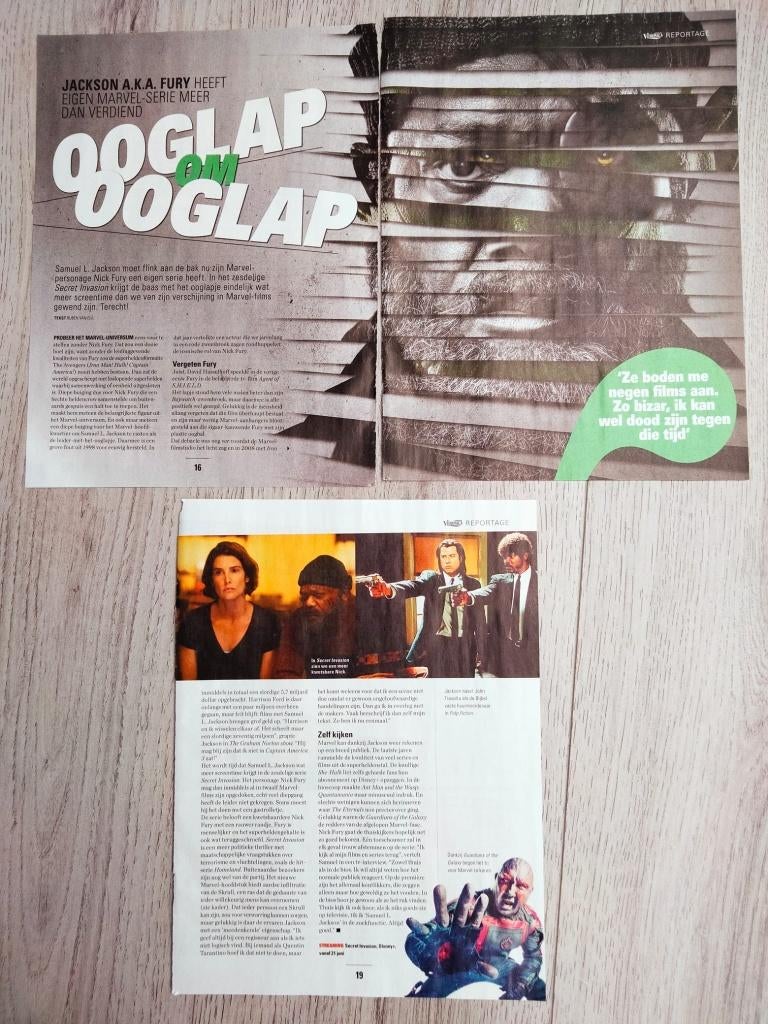 Tijdschrift artikel Samuel L. Jackson Veronica gids 2023, Verzenden, Zo goed als nieuw, Film, Overige typen