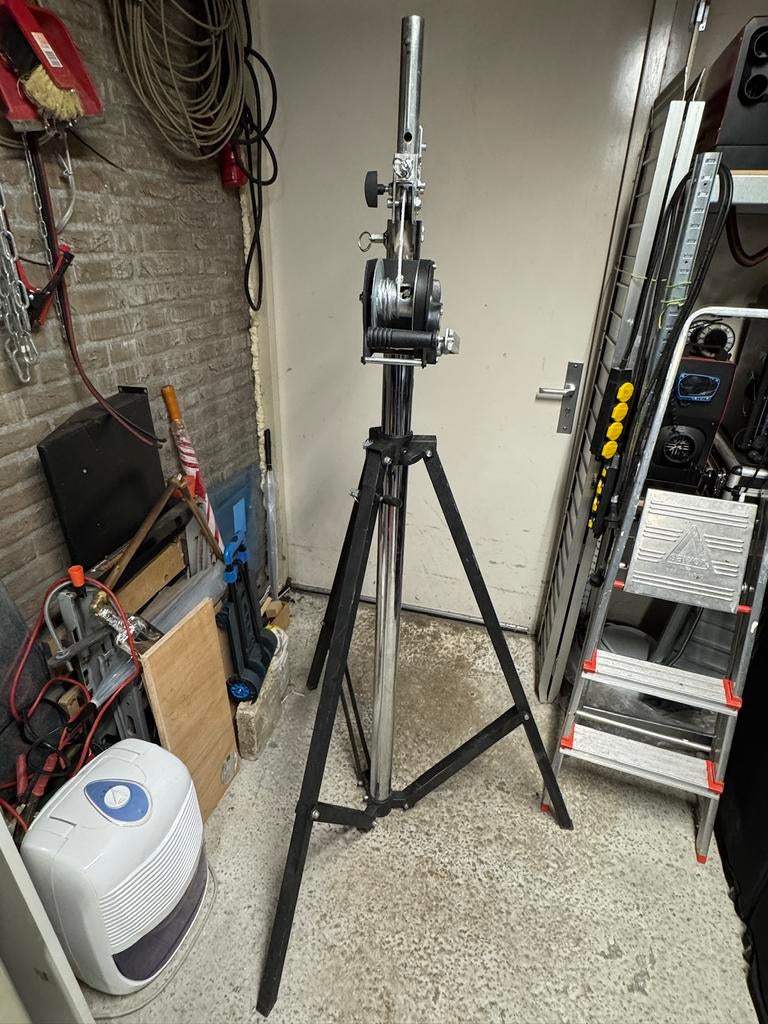 2x statief heavy duty, Muziek en Instrumenten, Licht en Laser, Ophalen, Statief, Zo goed als nieuw, Licht
