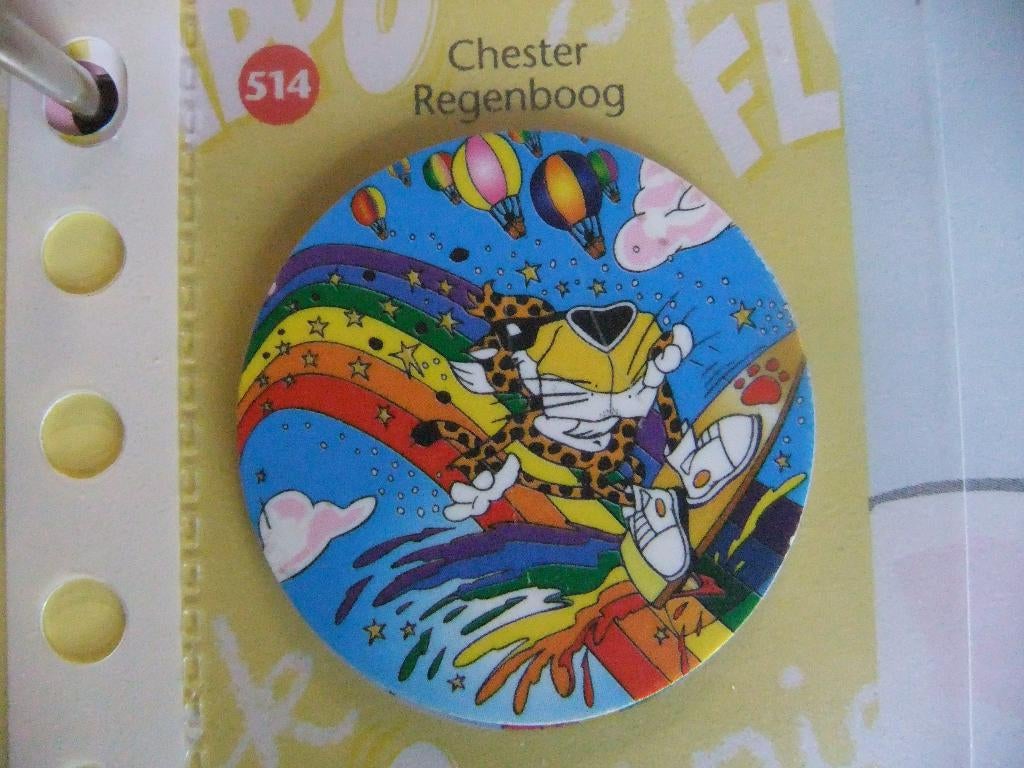 Spiekflippo 514 Chester Regenboog, Verzenden, Losse flippo's