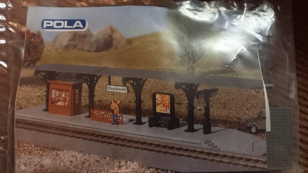 Pola Waalbrecht Station Platform Modelbouw, Overige merken, Gelijkstroom of Wisselstroom, Brug, Tunnel of Gebouw, Nieuw