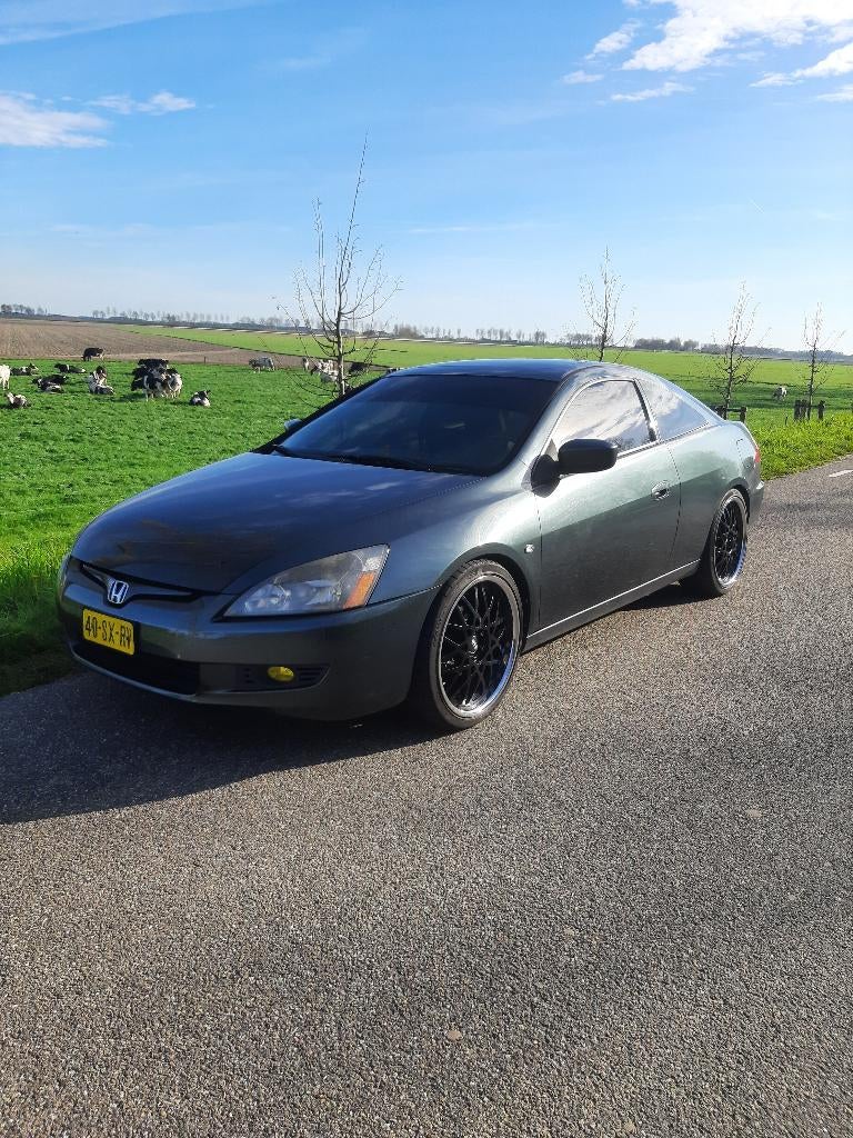 Honda Accord USA 3.0 V6, Auto's, Honda, Beige, Leder, 75 €/maand, Dealer onderhouden