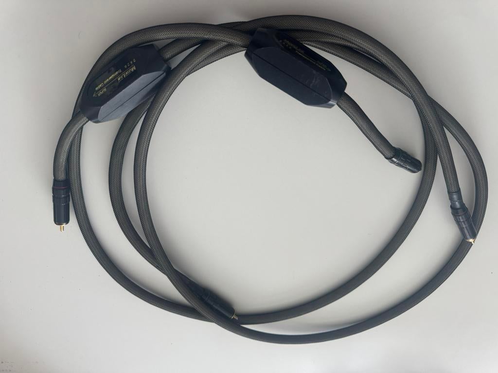 Transparent Cable Musiclink Super, Audio, Tv en Foto, Ophalen of Verzenden, Zo goed als nieuw, Minder dan 2 meter, Interlink-kabel