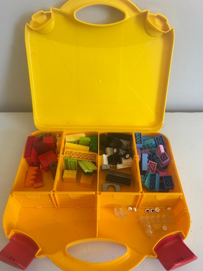 Lego doos met gevarieerde LEGO blokken, Gebruikt, Overige thema's, Lego, Ophalen of Verzenden