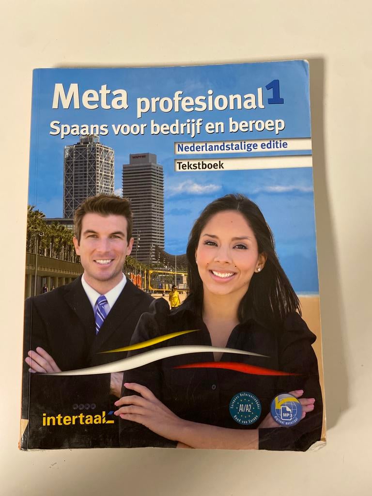 Meta profesional 1 Spaans tekstboek nette staat, Ophalen of Verzenden, Beta, Zo goed als nieuw