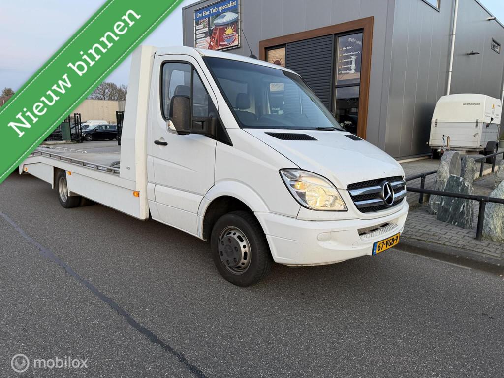 Mercedes Sprinter Oprijwagen 511 2.2 CDI Tijhof zeer mooi, Gebruikt, 4 cilinders, Bedrijf, Euro 4