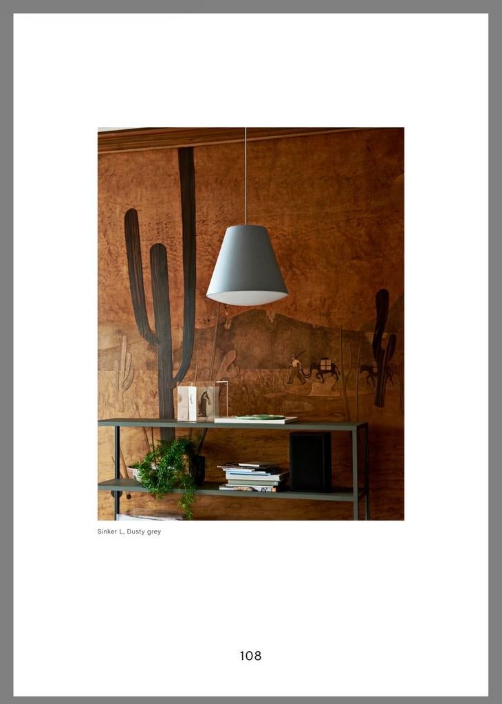 2x Nieuwe Hay Sinker hanglampen, maat S, grijs, Huis en Inrichting, Lampen | Hanglampen, Nieuw, Minder dan 50 cm, Metaal, Ophalen of Verzenden