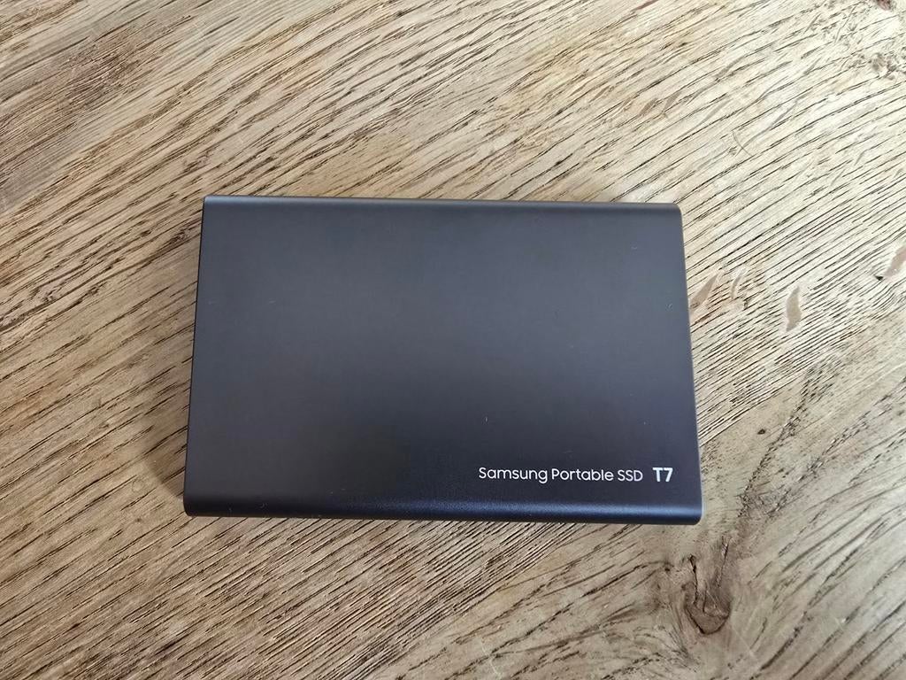 Samsung T7 1TB externe hardeschijf (1000GB), Computers en Software, Harde schijven, Ophalen of Verzenden, Desktop, USB