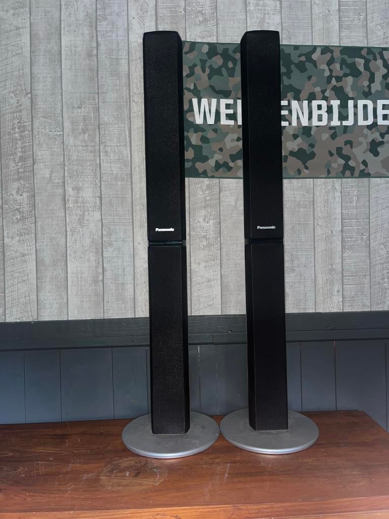 Panasonic en phillips surround boxen (kijk beschrijving), Gebruikt, 60 tot 120 watt, Complete surroundset, Ophalen