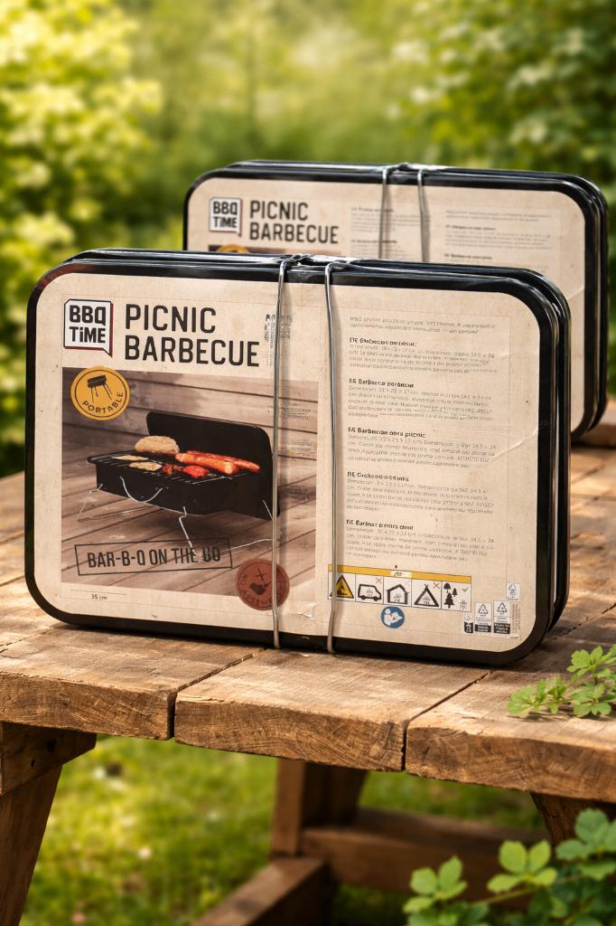 Draagbare BBQ – Picnic Barbecue (nieuw) 3 stuks of los, Ophalen, Nieuw