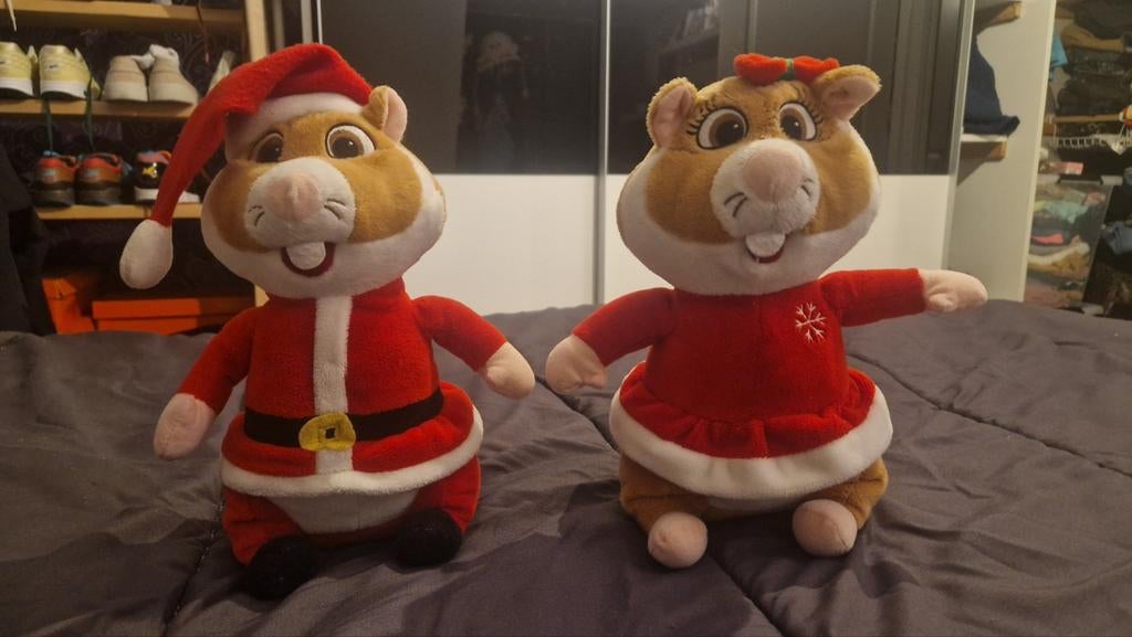 Kersthamsters Albert Heijn, Overige typen, Ophalen of Verzenden, Zo goed als nieuw, Middelgroot (20 tot 80 cm)