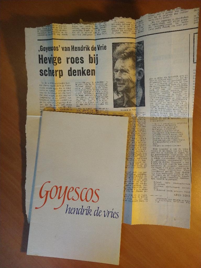 Hendrik de Vries - Goyescos, Ophalen of Verzenden, Zo goed als nieuw