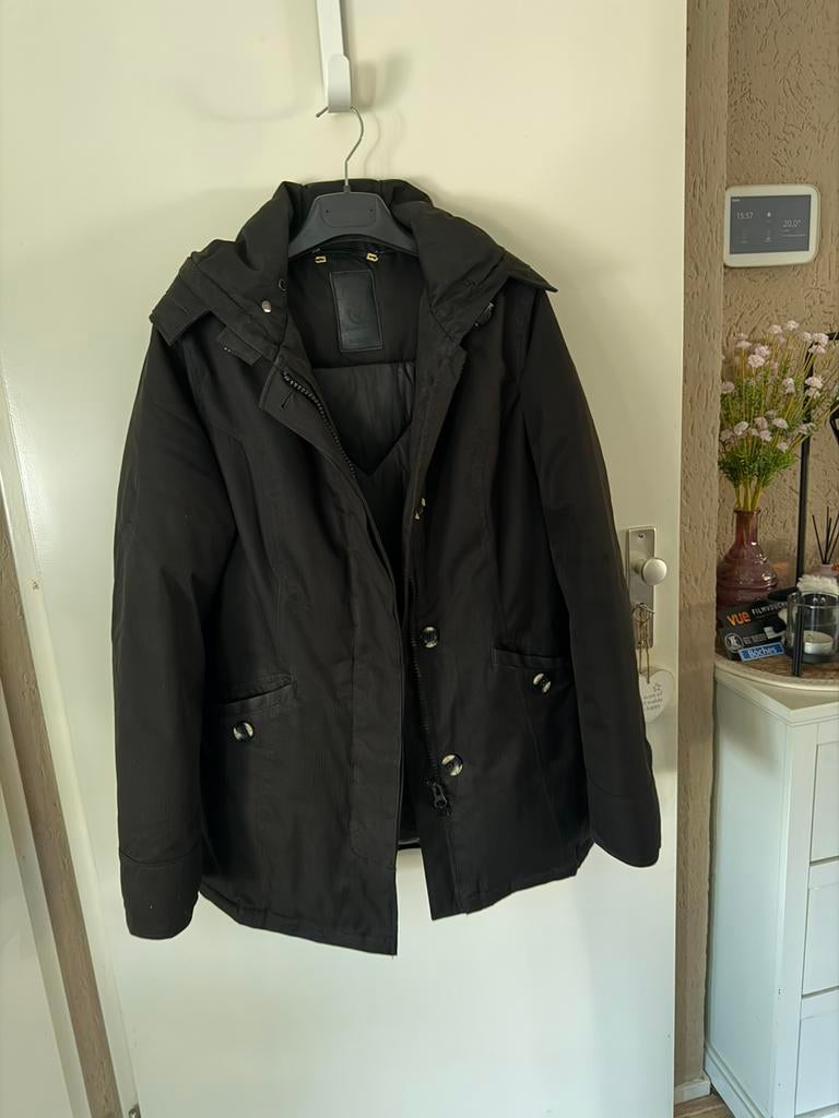 Airforce jas, Kleding | Dames, Jassen | Winter, Ophalen of Verzenden, Gedragen, Maat 46/48 (XL) of groter, Zwart