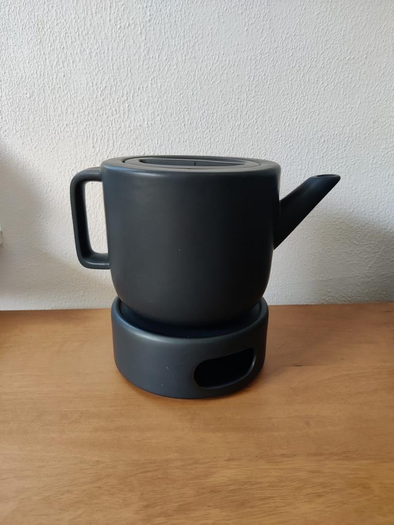 Theepot 3 liter Fika met rechaud van Gusta, Overige materialen, Gebruikt, Overige typen, Ophalen of Verzenden
