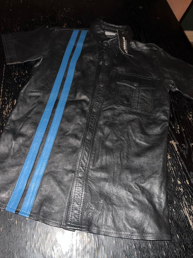 Mr. Riegillio Leren Shirt - Nieuw met labels, Ophalen of Verzenden, Nieuw