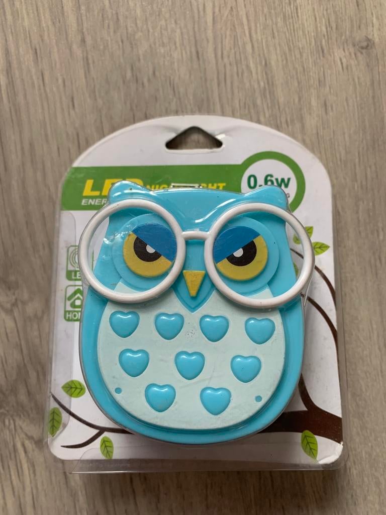 Nachtlampje Uil Nieuw, Ophalen of Verzenden, Nieuw