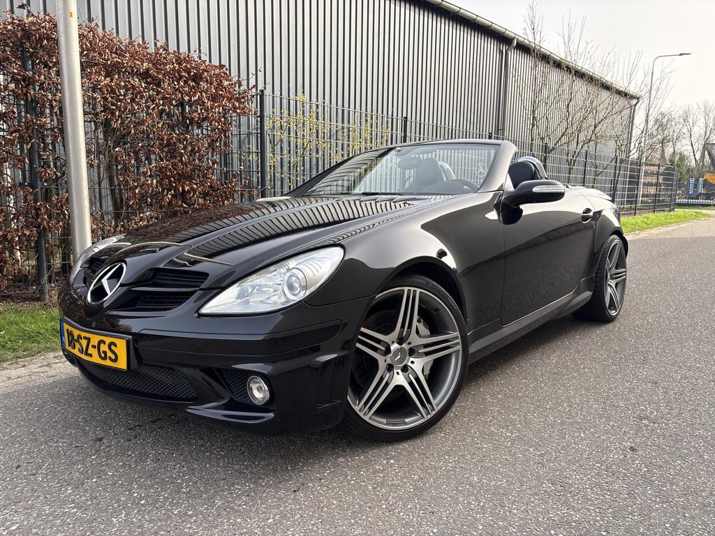 Mercedes-Benz SLK 55 AMG / AUTOMAAT / NAVI / CRUISE / LEER /, Auto's, Automaat, Achterwielaandrijving, 8 cilinders, Cabriolet