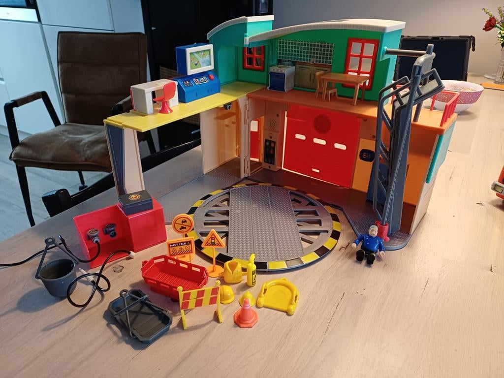 Brandweerman Sam kazerne, Kinderen en Baby's, Speelgoed | Playmobil, Ophalen
