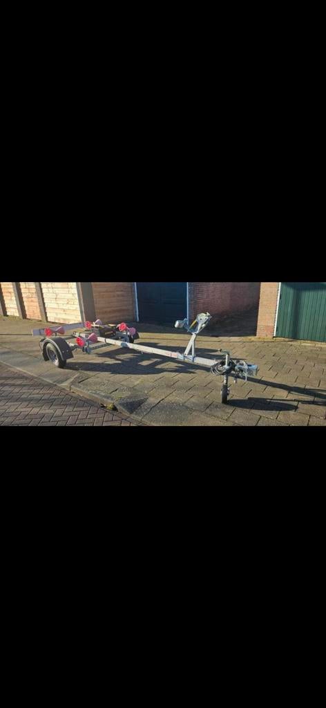 Nette boottrailer zonder boot, Watersport en Boten, Boottrailers, Minder dan 1500 kg, Gebruikt, Overige typen, Minder dan 6 meter